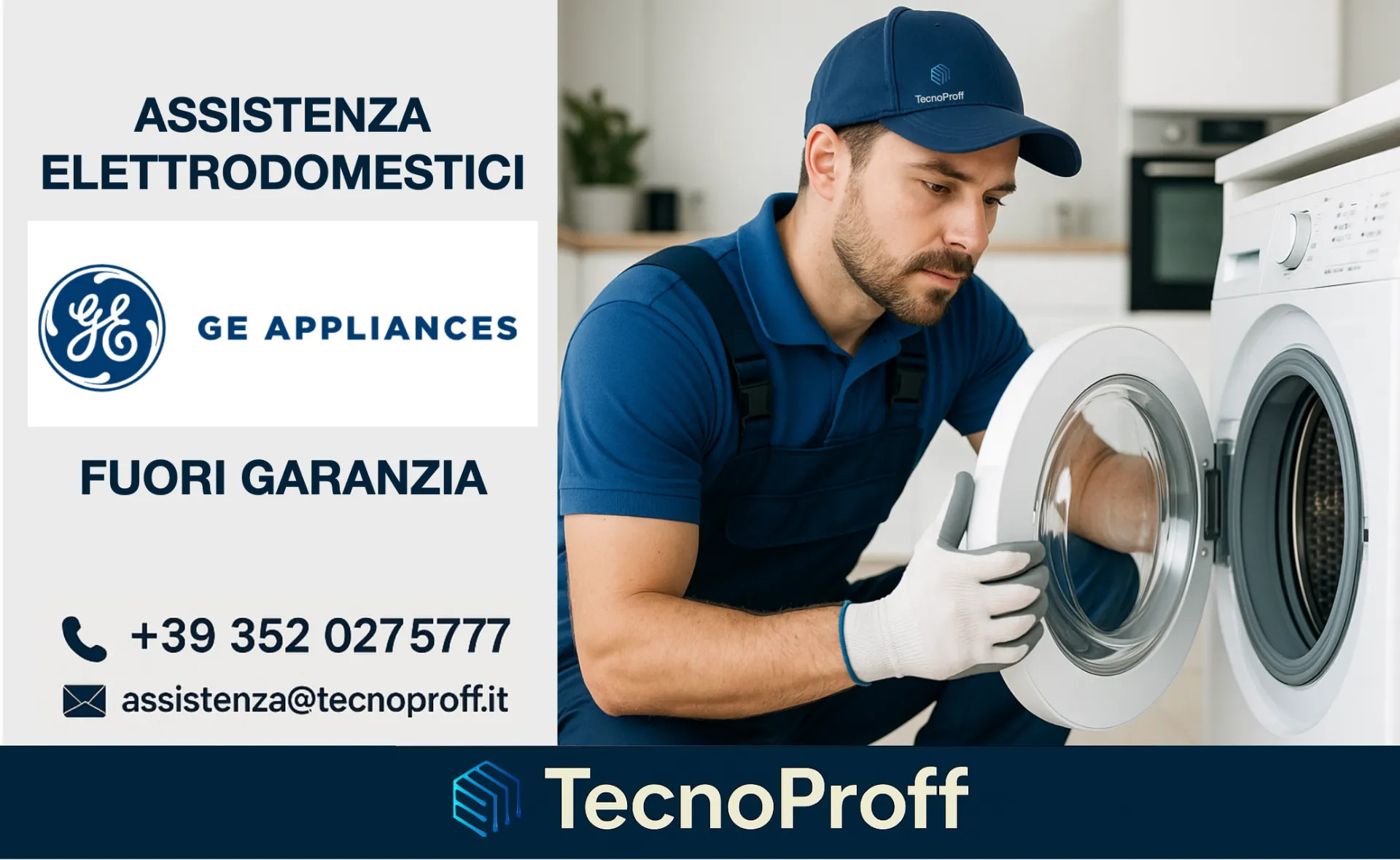 Assistenza e riparazione elettrodomestici General Electric a domicilio