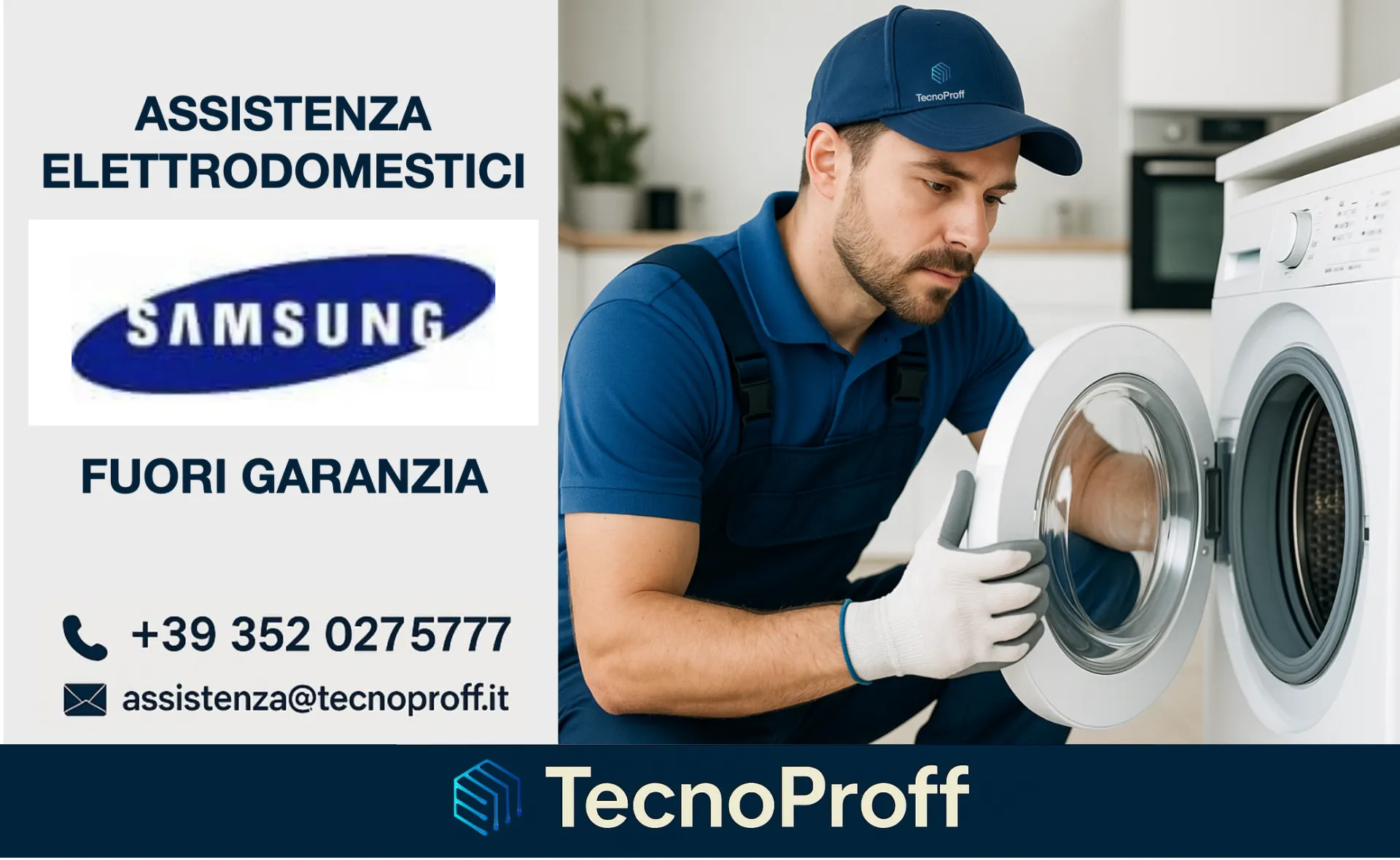 Assistenza e riparazione elettrodomestici Samsung a domicilio