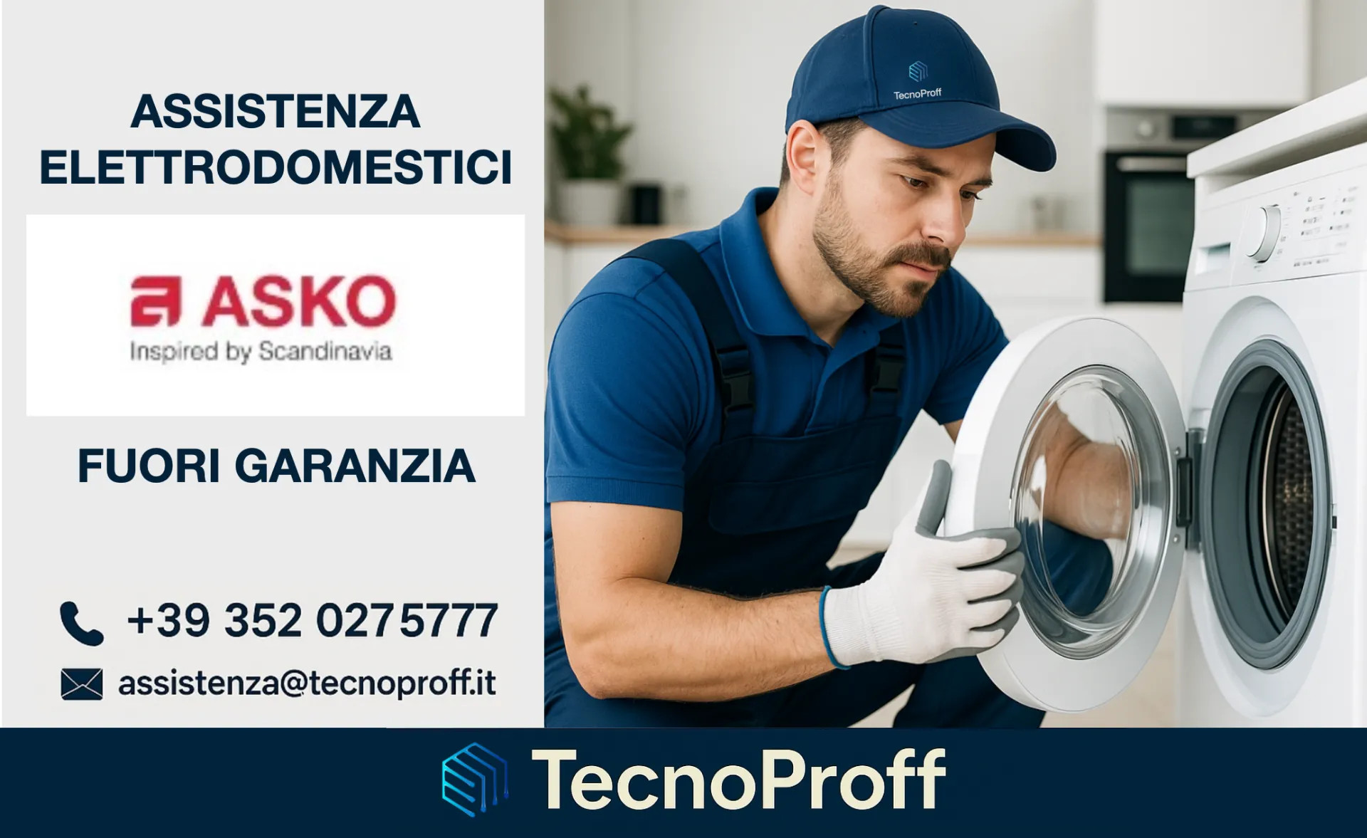 Assistenza e riparazione elettrodomestici Asko a domicilio