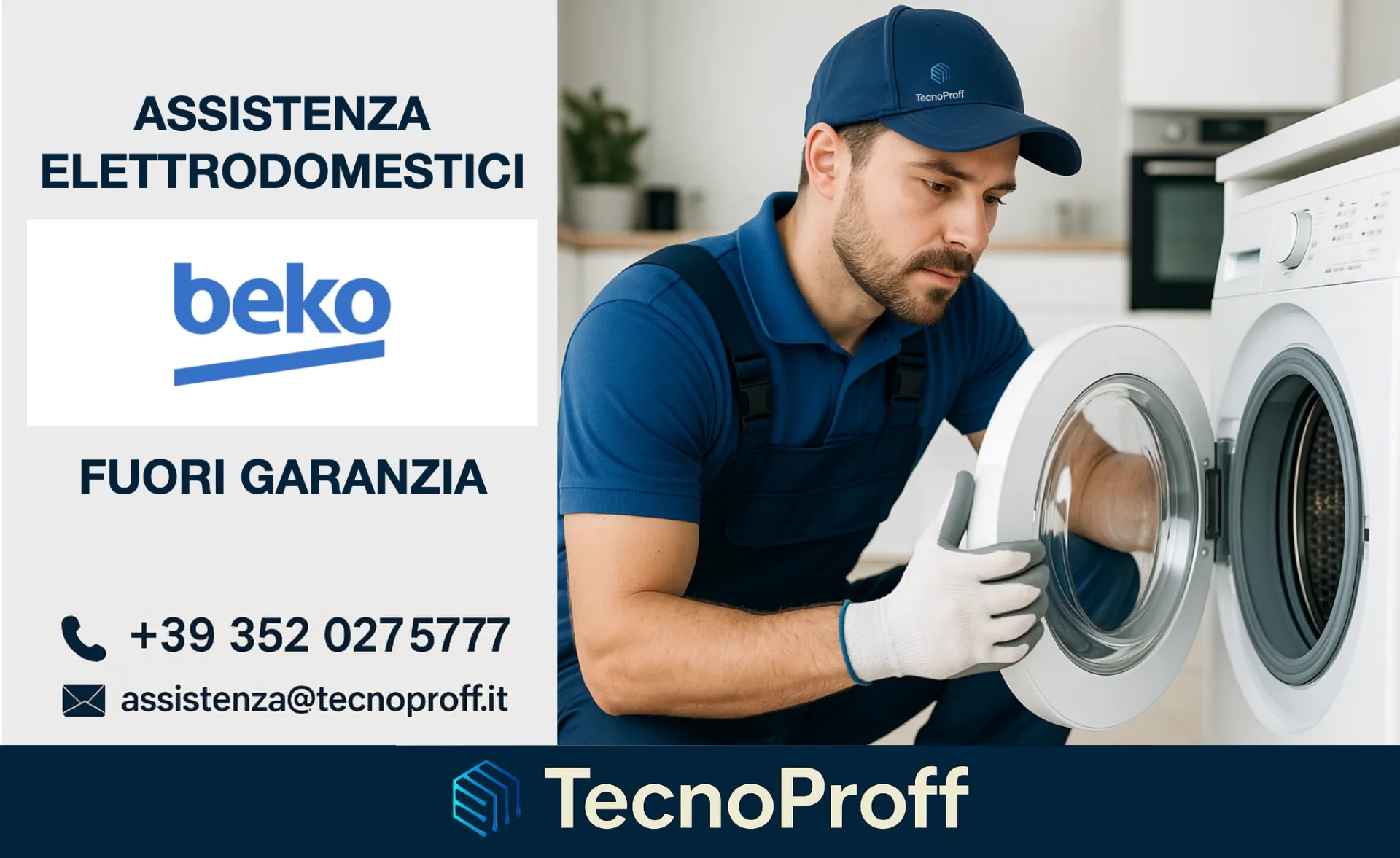Assistenza e riparazione elettrodomestici Beko a domicilio