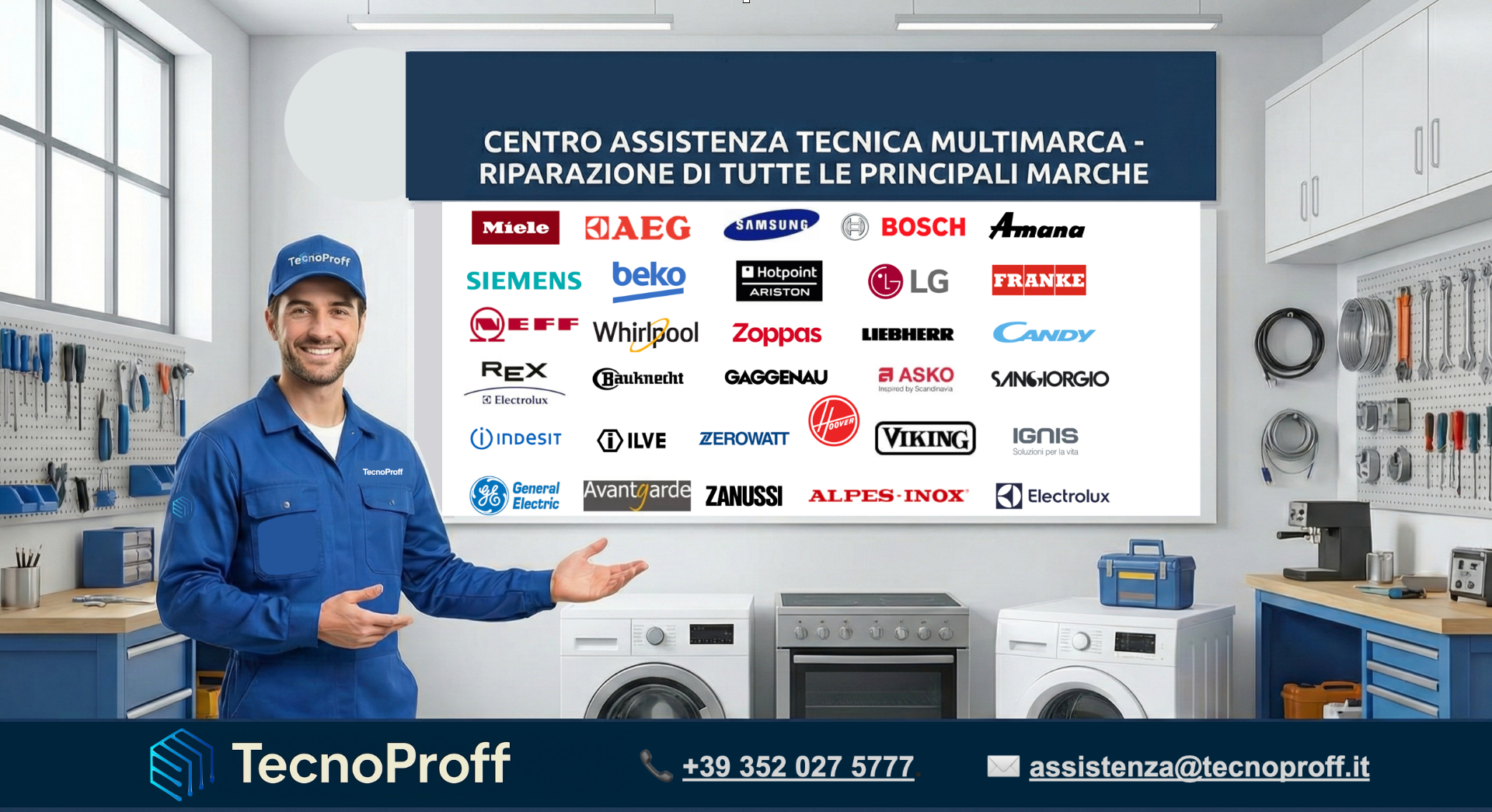 Assistenza e riparazione elettrodomestici a Udine e Provincia