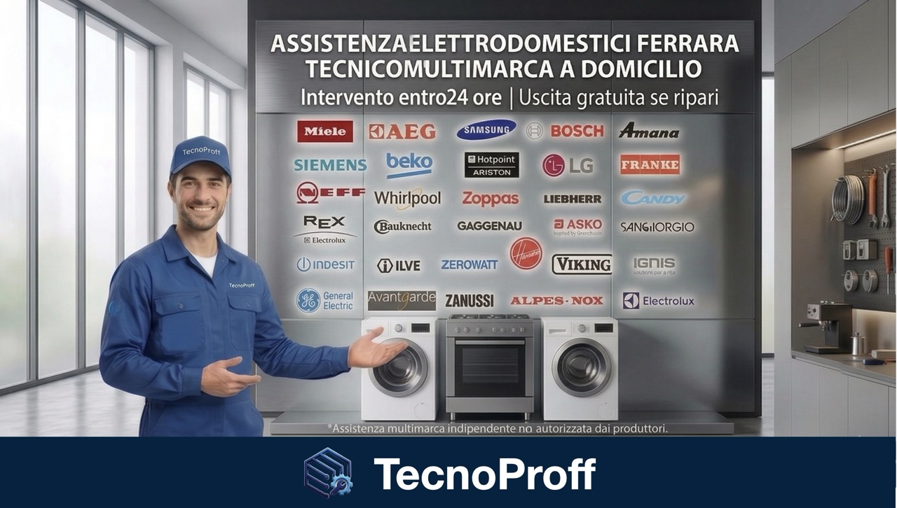 Tecnico elettrodomestici a domicilio a Ferrara