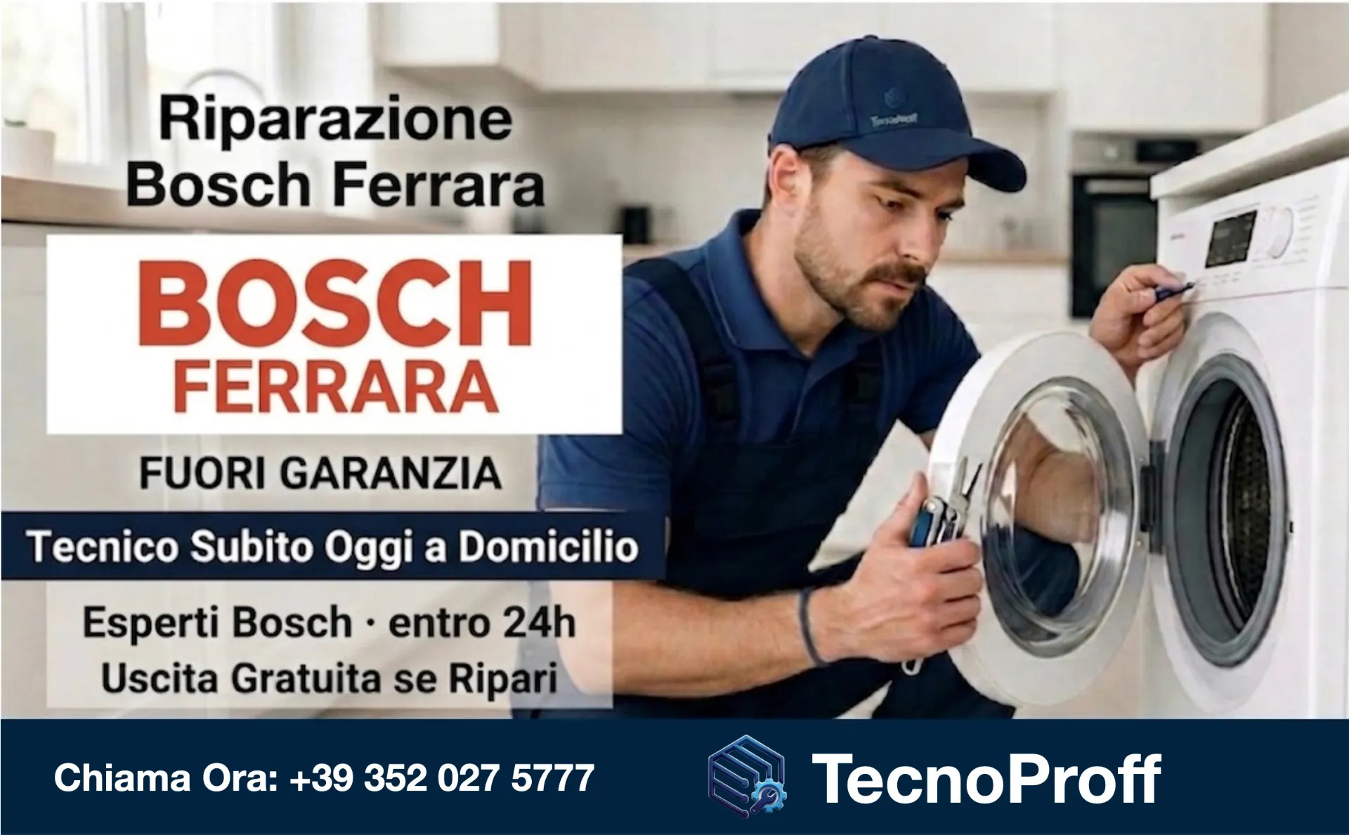 Riparazione elettrodomestici Bosch Ferrara a domicilio