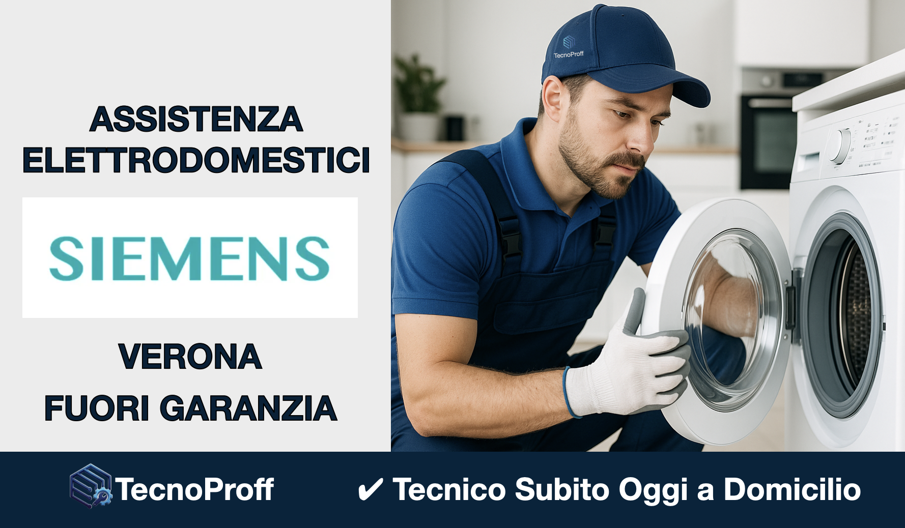 Tecnico Siemens a Verona per riparazione lavastoviglie e lavatrici iQdrive a domicilio – assistenza elettrodomestici fuori garanzia